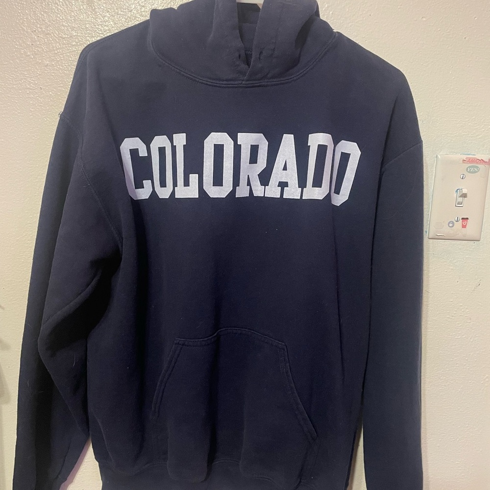 Source Unknown Navy Colorado Hoodie